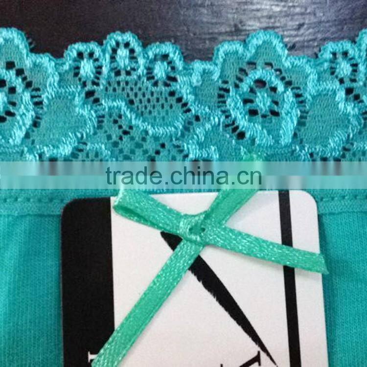 Lace transparent thong bikini embroidery cotton mature women g string underwear