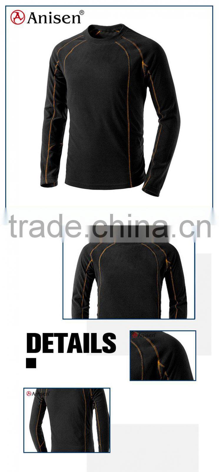 wholesale breathable light black fleece men hoodie