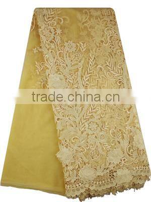 Wholesale French Embroidery African Embroidery Applique Lace FL0059