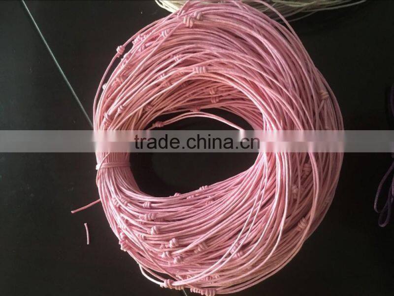 custom blue knotted wax cord necklace diy knot wax cord necklace with adjusted size for jewelry accessories 2017