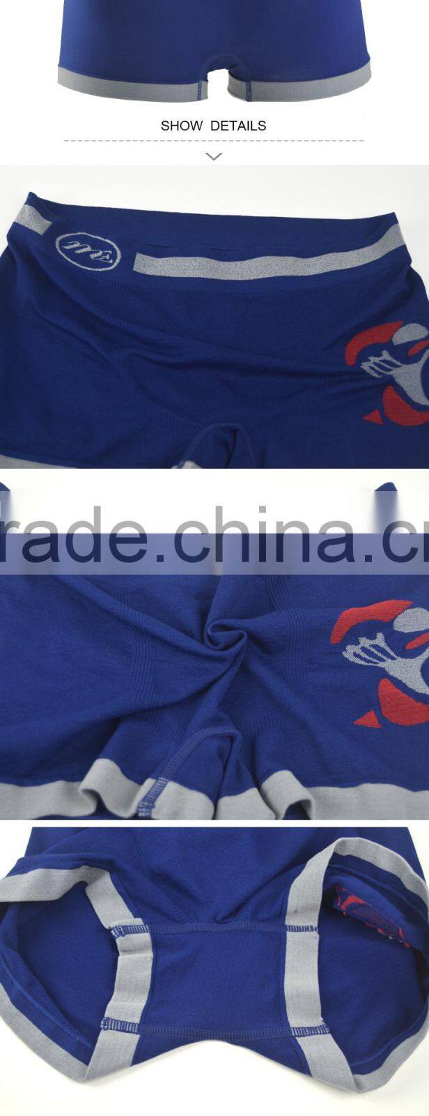 HSZ-0031 Blue custom panties boxer push up underwear mens underwear brief Seamless underwear