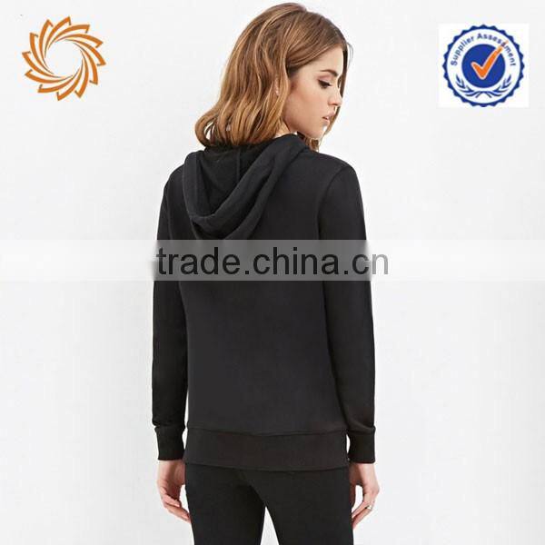 Custom Fashion Popular Cheap Zip Winter Hoodies For Women