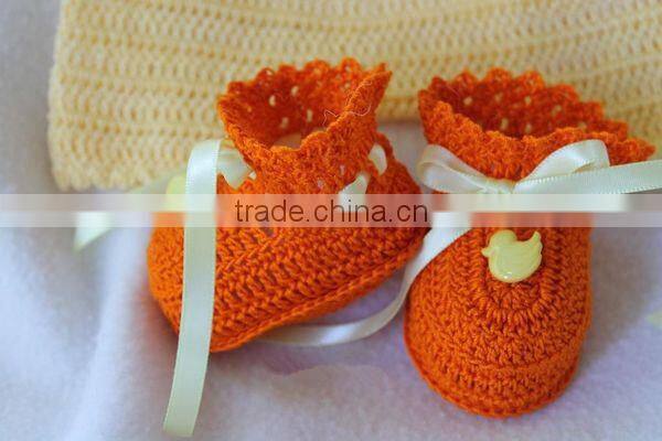 Crochet Knit Baby Sweater