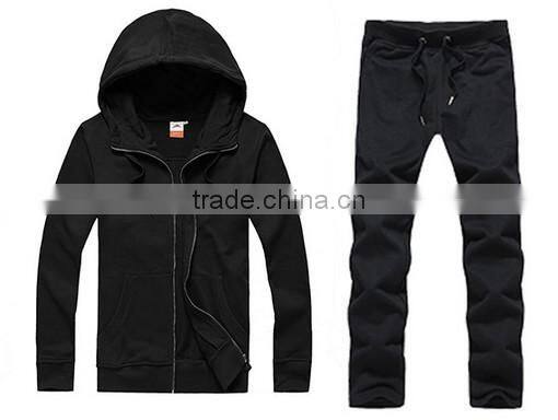 good quality hot sale 2017 Jiangxi alibaba cotton fleece tracksuits