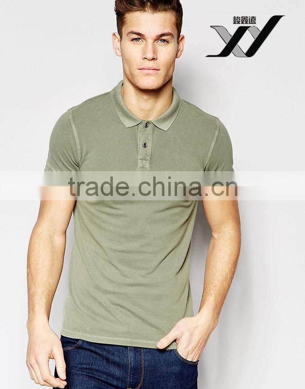 muscle polo shirt in fashionable design for man