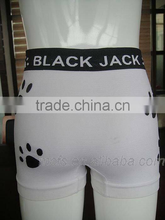 Funny blue kids underwear cheap seamless boy's boxer shorts underwear