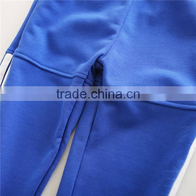 high quality 100% cotton school children age 4-14Years kids jogging pants/cheap custom design kids sports track pants
