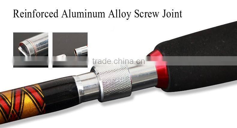 Weihai solid fiberglass trolling rod,boat rod