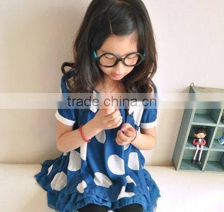 Baby girl's Dot style chiffon Dress
