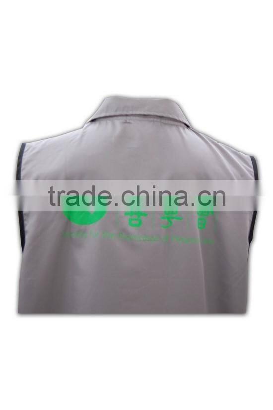 China manufactory high quality latest zip multi pocket workwear vest