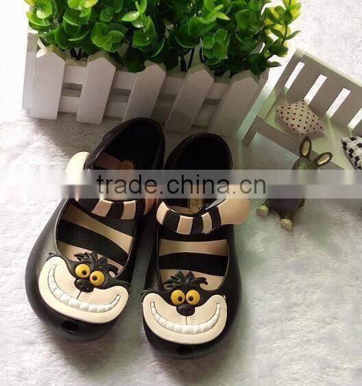 cute cartoon mini melissa plastic jelly shoes for kids