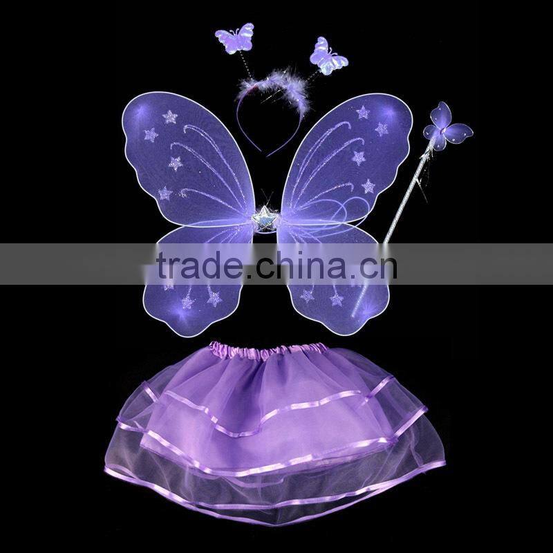 factory sale red color costume butterfly wings
