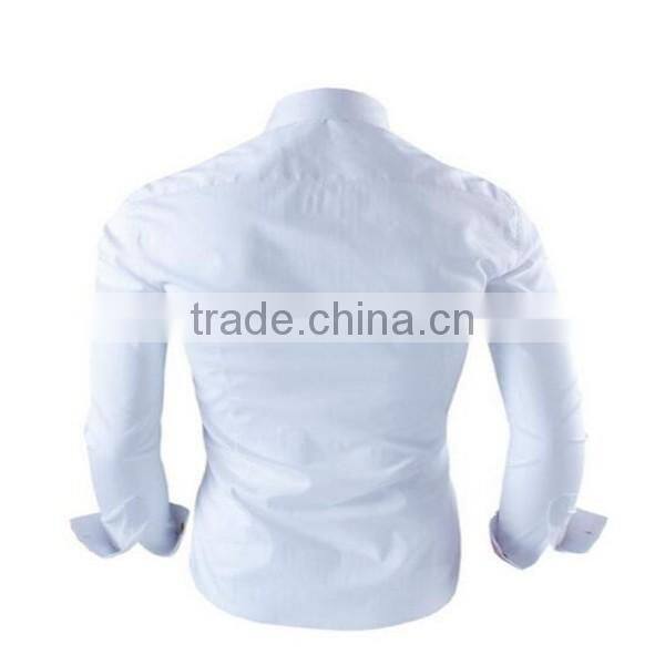 2016 new wholesale Luxury Long Sleeve custom mens casual dress shirts