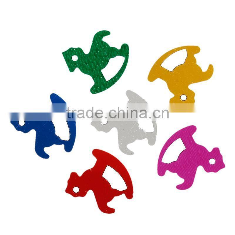 PVC Confetti Party Decoration Baby Shower Rocking Horse At Random