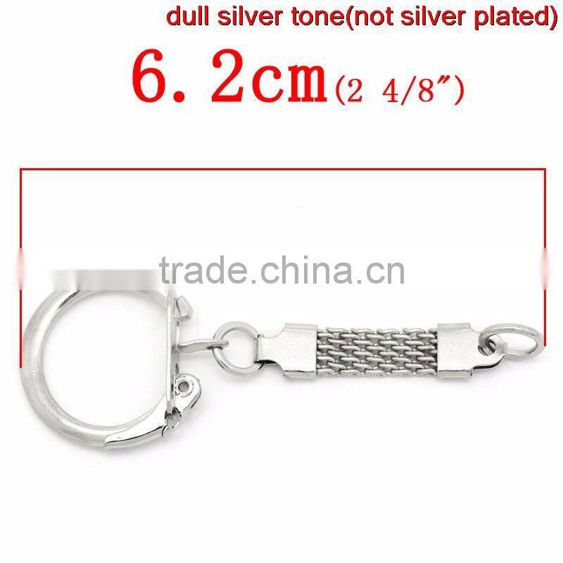 30Pcs/pack New Design Silver Tone Key Chains & Key Rings