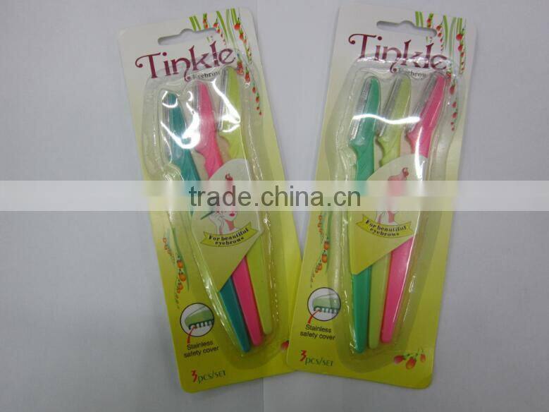 Korea Eyebrow Razor,Facial Hair Remover Eyebrow Trimmer,Sharp Mini Makeup Knife Shaper Shaver For Women