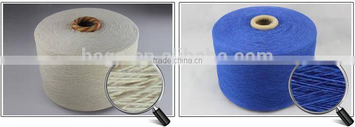 2016 newest recycle blended cotton wool yarn super quality made in China