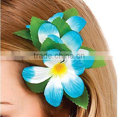 Hawaii Flower Necklaces Hula Lei Garland For Party Dance Plumeria Flower lei Leaf Shape