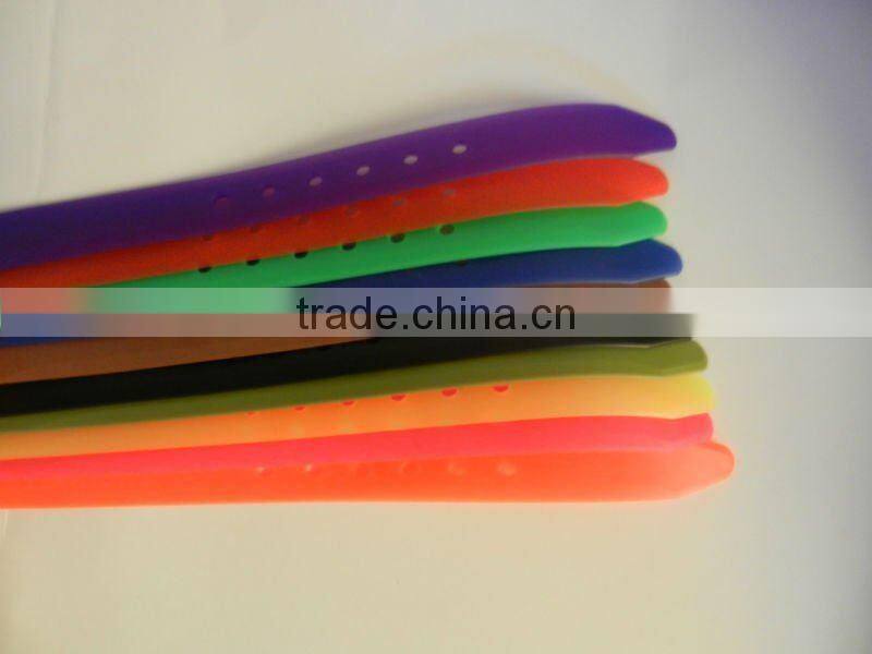 fashion color silica gel belts