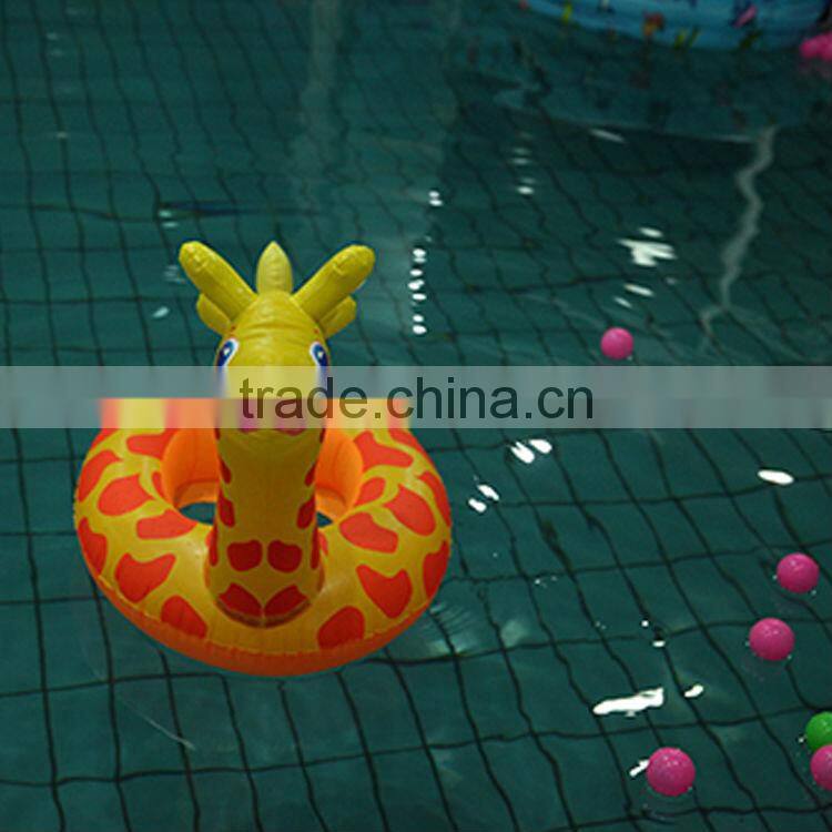The new 2014 baby swim ring The giraffe pattern by PVC inflatable boat