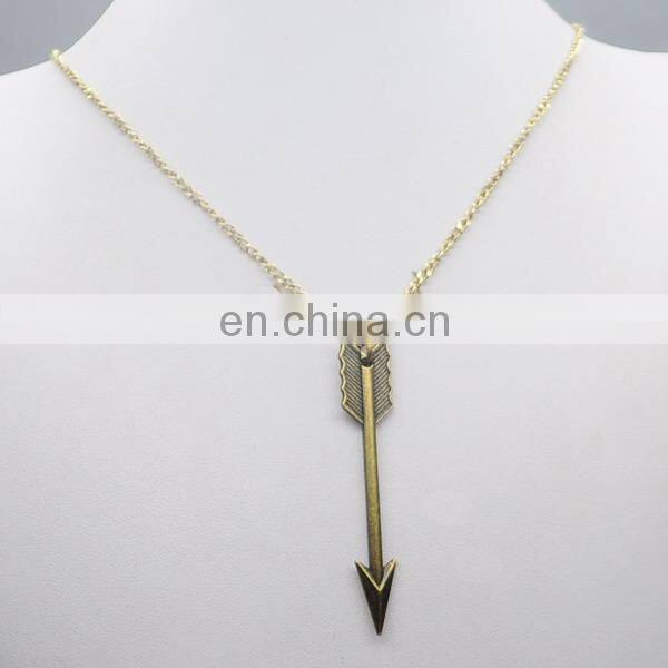 exquisite simple anchor pendant gold plating necklace jewelery