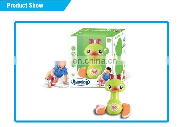 Baby educational toy swinging and walking animal