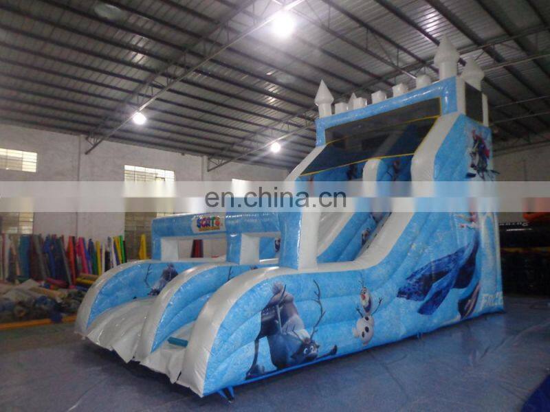 Hot Sales Slideway Frozen Theme commercial jumping castle
