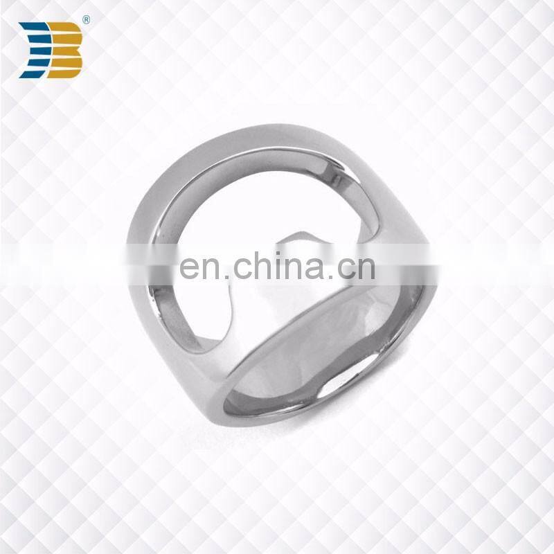 high quality cheap custom round bottle opener with embossment