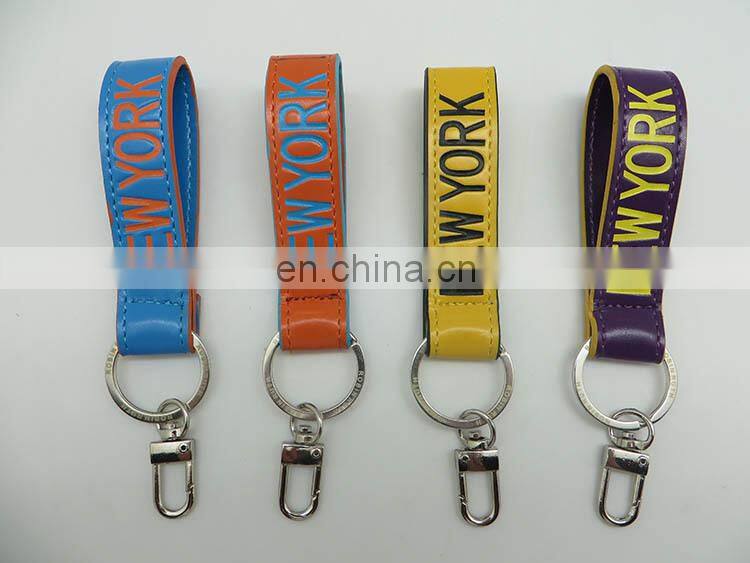 New Style Promotion Gift Leather Keychain Custom