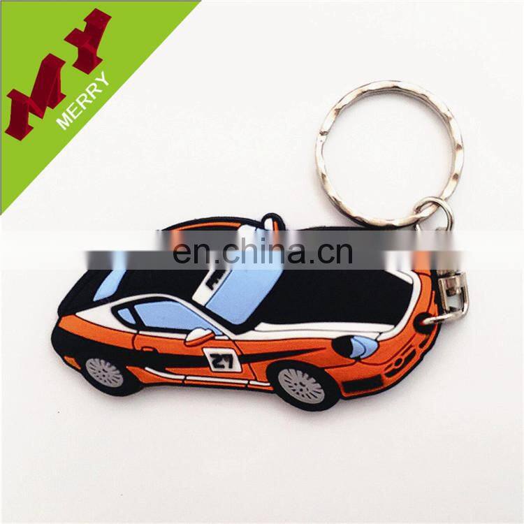 Guangzhou factory cheap custom soft pvc keychain