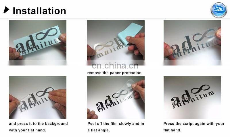 Electroform Nickel Labels With Custom Letters