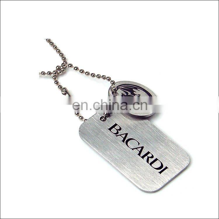 metal blank dog tag
