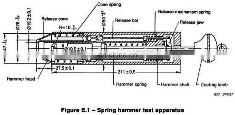 UL1244 0.2J single impact energy hammer