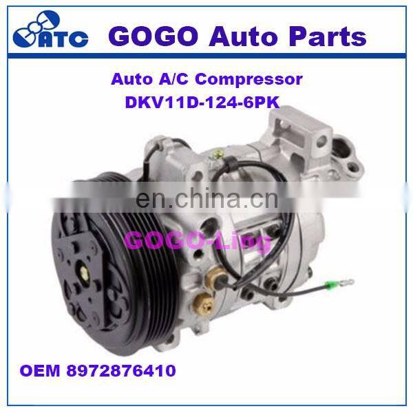 DKV11D Auto A/C Compressor for Isuzu Rodeo H onda Passport OEM 8972876410 8972876412
