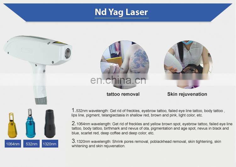 360 opt hair removal nd yag laser tattoo removal rf wrinkle removal beauty device