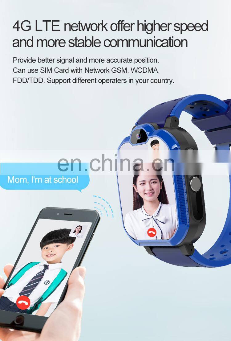 New Product Kids Watch With Ip67 Waterproof 4G Video Call Gps Positioning Mobile Watch Phones 2020 Best Seller Kids Smart Watch