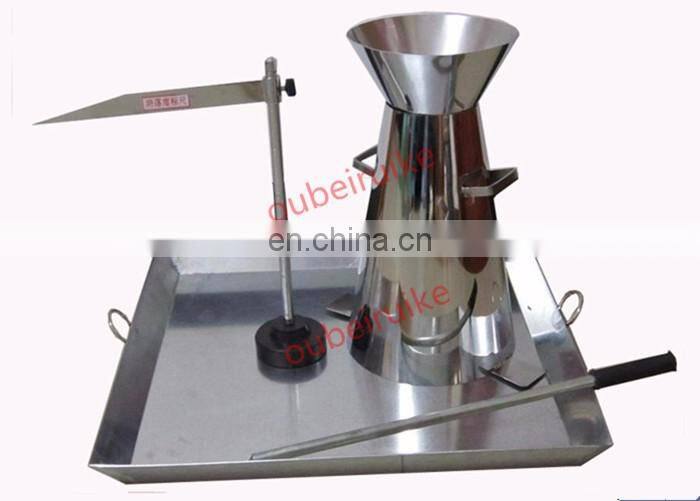Slump Cone For Slump Test Of Fresh Concrete Mixture ( Steel Material Slump Test)