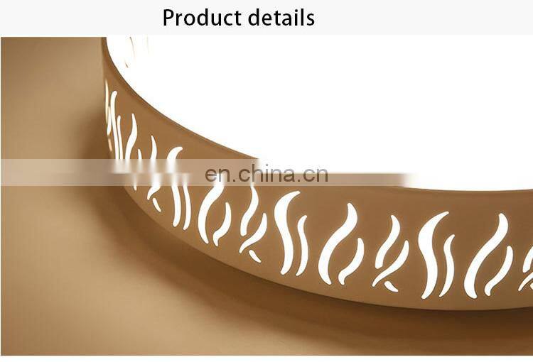 Modern LED Ceiling Light Round Bedroom Simple Living Restaurant Lighting