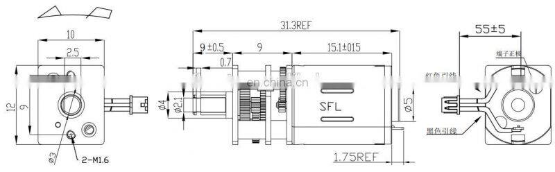 6v Smart lock motor N20 mini dc gear motor for clutch