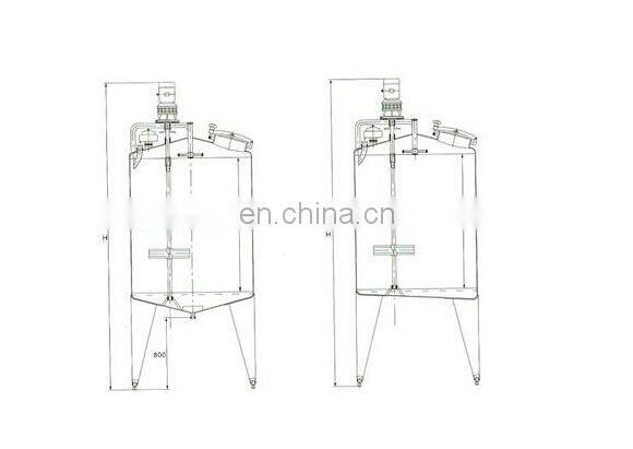 High Quality stainless steel mixing tank