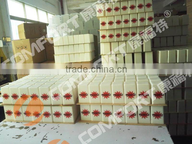 recharging colorful battery operated square led table lamp for bar