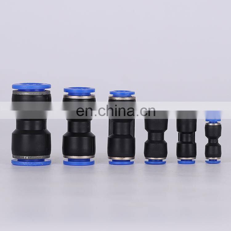 M4 M6 M8 M10 M12 PU Types Of Push In Straight Connector Plastic One Touch Air Hose Fittings Pneumatic