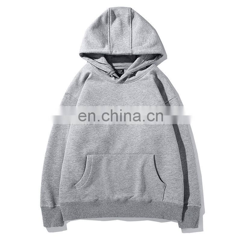 Customized 100% cotton fox velvet jacket men's pullover hoodie