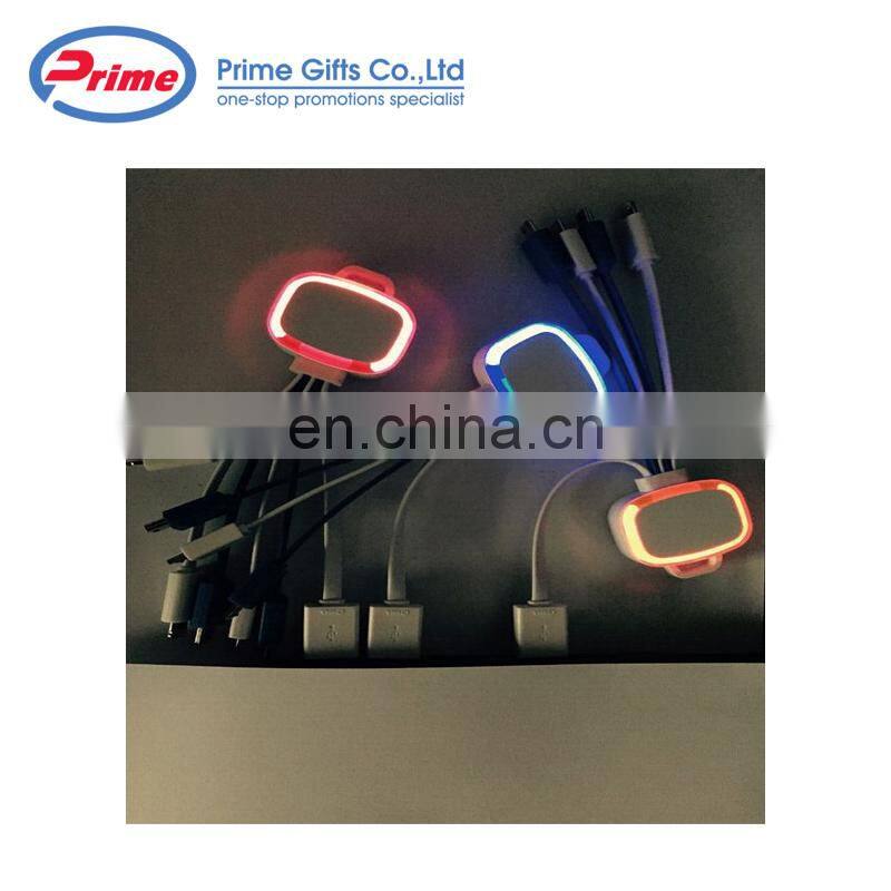 Hot Sale LED Colorful USB charging Cable for Phone with your logo
