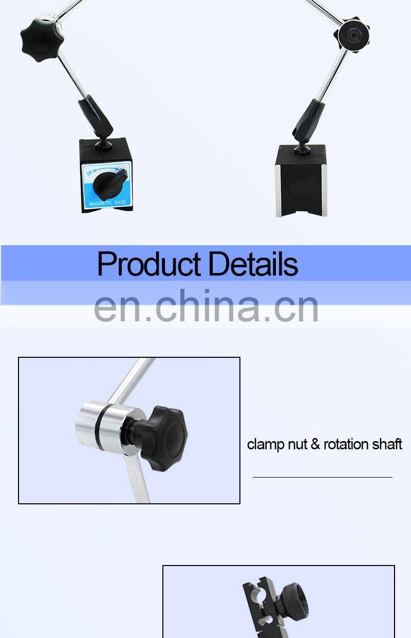 SHAHE SWD-60B Flexible Magnetic Base Holder For Digital Dial Indicator Magnetic Force 60KG Magnetic Base Stand