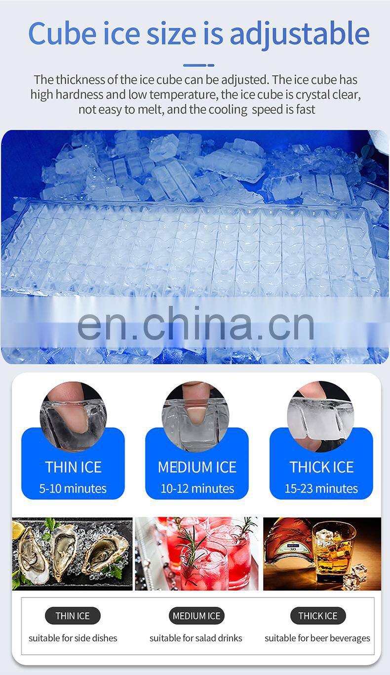 500kg 1 ton 2000 kg industrial commercial ice cube making machine for sale