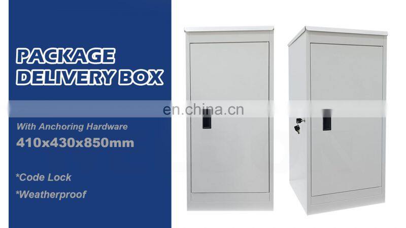 Outdoor parcel dropping Stainless Steel Large Smart Parcel Delivery Drop Post
