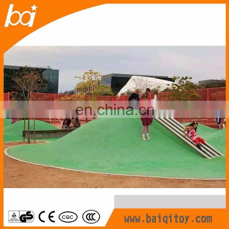 Amazing large commercial Stainless Steel Playground Slide for kids and adults