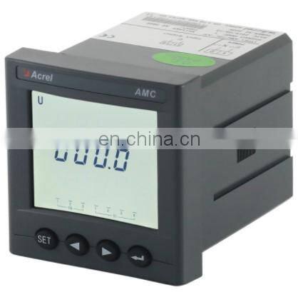 Multifunction DC Power meter LED digital dc volt amp kwh panel meter PZ72-DE