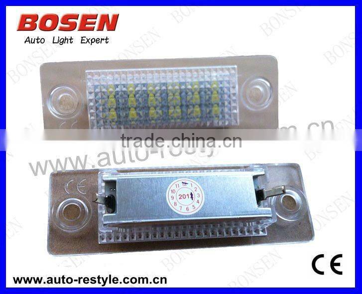 Touran LED number plate light/led license plate lamp